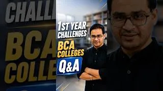 Thumbnail: 💥 Is BCA Difficult? BCA 1st Year Challenges | ITM Student Interview #bca #itm