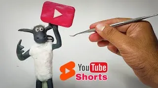 Thumbnail: Shaun the sheep 🐑 Hold my YouTube button 😍#shorts #viralshorts #short #ytshorts #trending