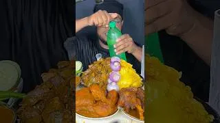 Thumbnail: Mutton Liver curry Eating with rice #shorts