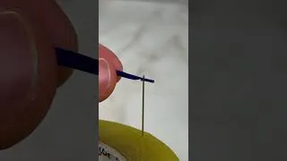 Thumbnail: Clever Needle Threading Trick #easy #needle #threading #craft