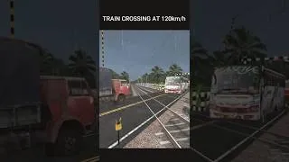 Thumbnail: High Speed Train Crossing 😱 at Level Crossing #railway #train