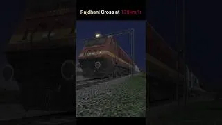 Thumbnail: Rajdhani Express 😮 Crossing at 130km/h  #railway #train