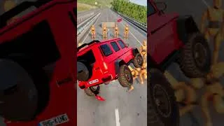 Thumbnail: Cars vs Human Walls #beamng
