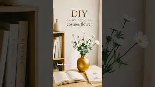 Thumbnail: How to make cosmos | handmade flower | washable foam daisy