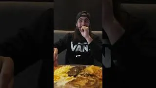 Thumbnail: Im taking on The Ploughs Full Scottish Breakfast challenge! Ive got 27 minutes to sink a hug