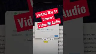 Thumbnail: Fastest Way to Convert Video to Audio on Mac #mactips