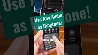Thumbnail: Make ANYTHING Your Ringtone #shortcuts #iphonetips