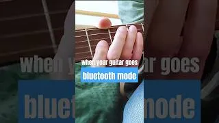 Thumbnail: when your guitar goes bluetooth mode #shorts