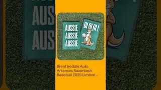 Thumbnail: Brent Iredale Auto Arkansas Razorback Baseball 2025 Limited Edition Signed Print