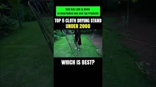 Thumbnail: Top 5 Best Cloth Drying Stand🔥Which is Best in 2026? #clothdryer #clothdryingstand #shorts #viral
