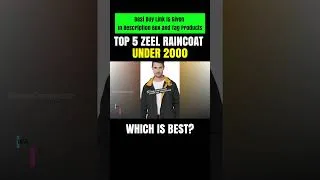Thumbnail: Top 5 Best Zeel Raincoat For Mens Under 2000🔥Which is Best in 2026?#zeelraincoat #rainsuit #rainwear