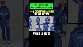 Thumbnail: Top 5 Best The Clownfish Raincoat For Mens🔥Which is Best in 2026? #raincoat #rainsuit #rainwear