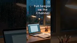 Thumbnail: Late night work grind 💻🌧️ #lofi #focus