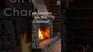 Thumbnail: POV: Reading by the fire in a cozy cabin 🪵🔥 #lofi #cozy
