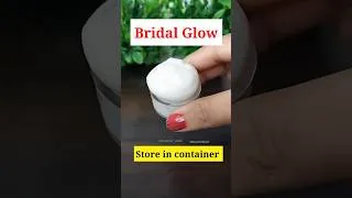 Thumbnail: Bridal Face Cream For Glowing Skin #glowingskin  #skincare #bridalglow #shorts #trending #wrinkles