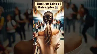 Thumbnail: Cute Back to School Hairstyles 📚 #backtoschoolhairstyles #hairstyles #cutehairstyles #shorts