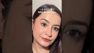 Thumbnail: Easy green eyes! ✨ Everyday easy makeup look! #ashortaday #greeneyemakeuplook