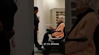 Thumbnail: I gave a 99-year-old woman a self-driving power chair…