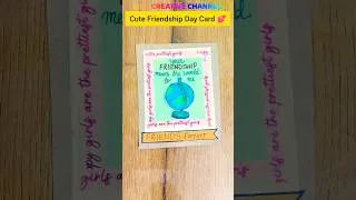 Thumbnail: Cute Diy Friendship Day Card Ever ✨ Handmade Gifts For Friends Idea #diy #shorts #gift #handmade