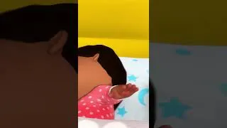 Thumbnail: What Happens When TOO MANY Are In The Bed?! 😴🛏️ #shorts #lullaby #littlebabybum #sleep #bedtime