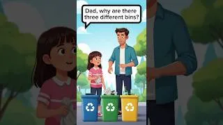 Thumbnail: Everyday English Conversations | The Recycling Bin | English Speaking Practice #shorts #trending