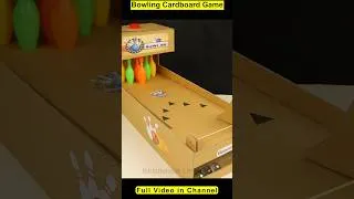 Thumbnail: Bowling Game from Cardboard | DIY #bowling #diy #games #shortvideo