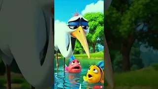 Thumbnail: Greedy Crane vs Smart Fish 🐟😱|Biggest Betrayal in Pond! (Wait for Ending😂)#shots #shorts #shortfeed
