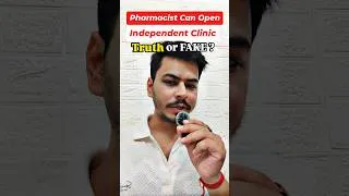 Thumbnail: 🚨Pharmacist Can Open Clinic True or Fake News ? #pharmacist #clinic #news