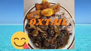Thumbnail: Jamaican Style Oxtail |Fried Plantain | Rice And Peas #Shorts