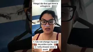 Thumbnail: I do not shower and change my pad