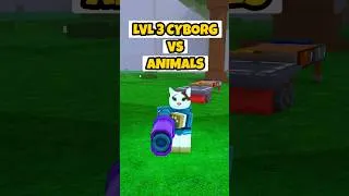 Thumbnail: Max Level Cyborg vs Animals #99nightintheforest #roblox
