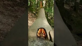 Thumbnail: DIY smoke oven for smoking hides #bushcraft #survival