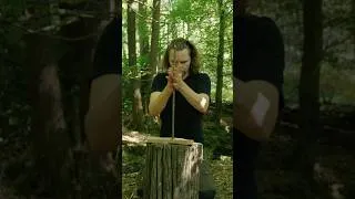 Thumbnail: Friction fire using a hand drill. Full episode out now 🔥
