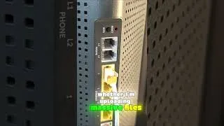 Thumbnail: Direct Comms Changed Everything About How I Work Online #fibernetwork #speedtest #shorts