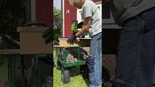 Thumbnail: So windy! My assistant and I built some no fly away gutters from scrap 🪵.