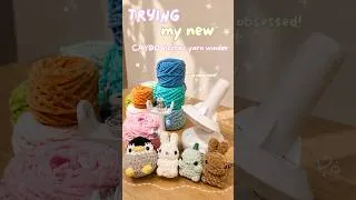 Thumbnail: 🌷Trying the Caydo electric yarn winder 🧶✨ I’m amazed! ♡ ˚₊‧