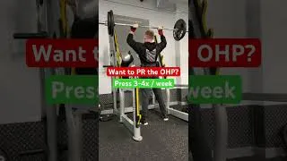 Thumbnail: OHP hack #powerlifting #strengthtraining #OHP #fitness #gym