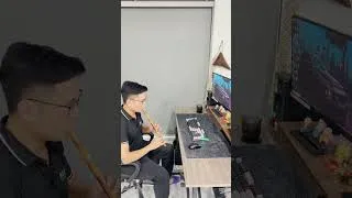 Thumbnail: Producer playing flute ~ Agnes ~ BEO Entertainment #magicalmusic #shortvideo #behindthescenes