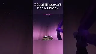Thumbnail: Part 38. I Beat Minecraft From 1 Block