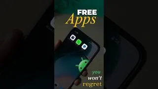 Thumbnail: Free Android Apps You Won’t Regret Using! 📱 #android #androidapps #freeapps