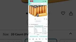 Thumbnail: Under $9! 20 Pack Amazon AA Batteries