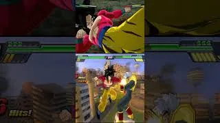 Thumbnail: Tenkaichi 3 vs Sparking! Zero SSJ4 Goku Supers and Ultimate #shorts