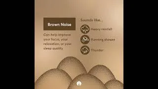 Thumbnail: What do you think? #brownnoise #brownnoisesleep #sleep #bettersleep #healingmusic