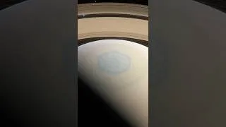 Thumbnail: Saturn's Massive Hexagon Storm #shorts #saturn #planets