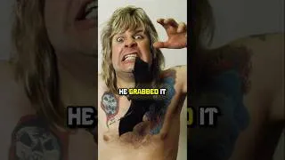 Thumbnail: Thought It Was a Toy: Ozzy Osbourne Bites the Head Off a Real Bat!  #metal#shorts