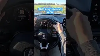 Thumbnail: Is the Integra Slow?:6-speed Manual 0-60:2026 A-Spec