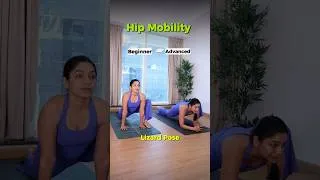 Thumbnail: Hip Mobility - Beginners vs Advance | Which level are you right now? #hipmobility #yogamobility