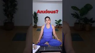 Thumbnail: 60secs Vagus Nerve Hack to Calm the  Nervous System Instantly #yogicbreathing #dailyyoga