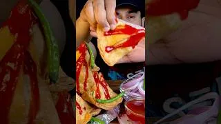 Thumbnail: 100 Samosa Eating Challenge #asmr #shorts #youtube #viral