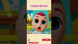 Thumbnail: Elevator Safety Rules | Monster Elevator | BibiBerry TV #kidssongs #nurseryrhymes
